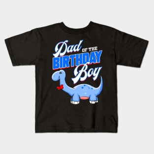 Dad of the Birthday Boy Dinosaurier Design Kids T-Shirt